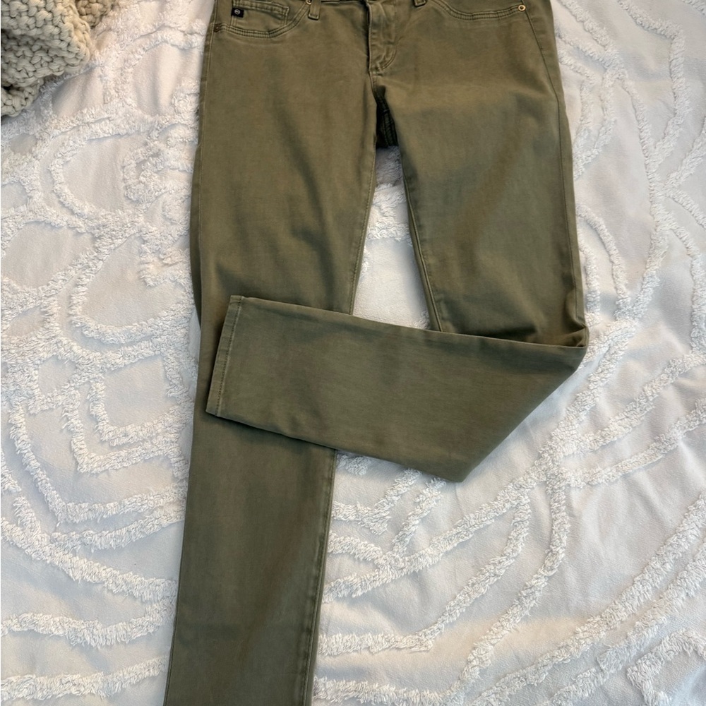 Ag Adriano Goldschmied Women's Olive Legging Jean